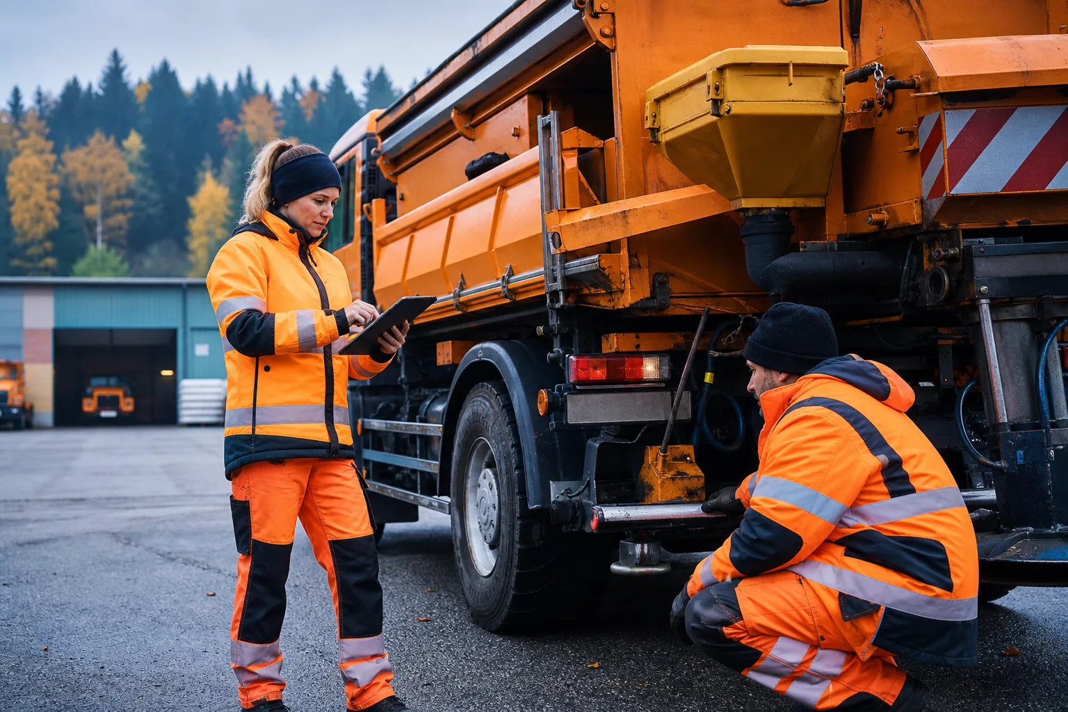 Kommunaler Winterdienst wird vor der Saison einsatzbereit gemacht